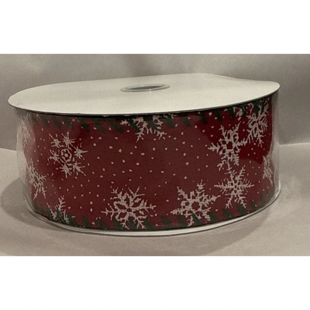 Vtg‎ Kurt Adler Snowflake Ribbon, 2.5